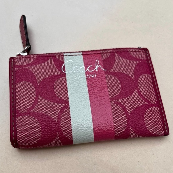 COACH Mini Skinny Signature Stripe - Picture 1 of 6
